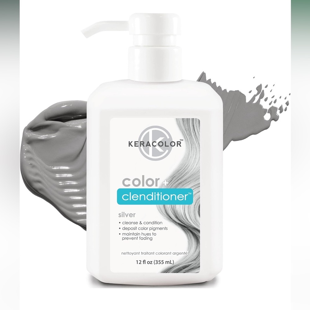 Keracolor 3 in 1 Color Cleanse Conditioner- Silver